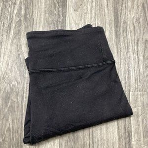 LULULEMON Elastic Waist Mid Calf Black Athletic Yoga Leggings Women's Size 2